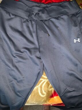 Under Armour Men's Navy Athletic Shorts with Drawstring
